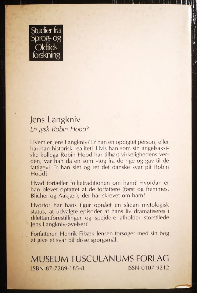 JENS LANGKNIV – en jysk Robin Hood ?,