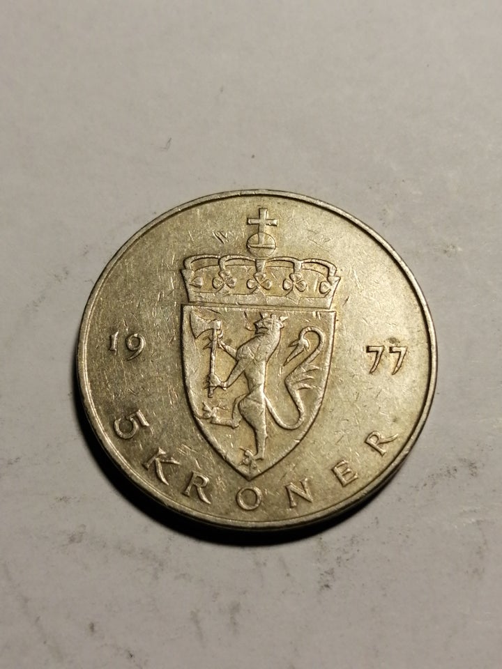 Skandinavien, mønter, 5 kroner