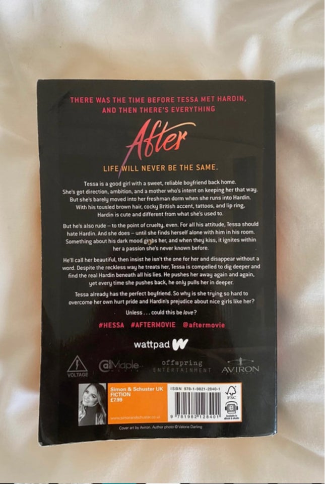 After, Anna Todd, genre: romantik