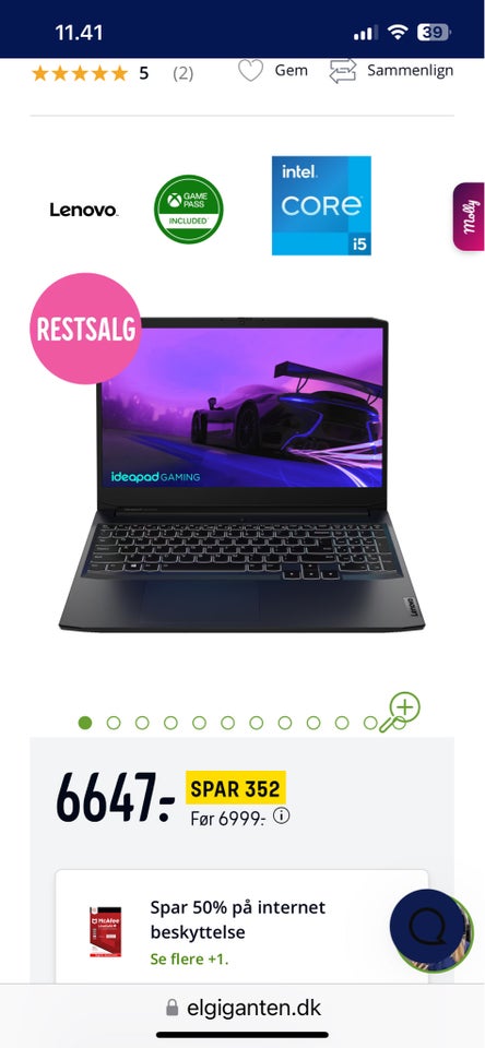 Lenovo Ideapad Gaming 3 I5-11320H