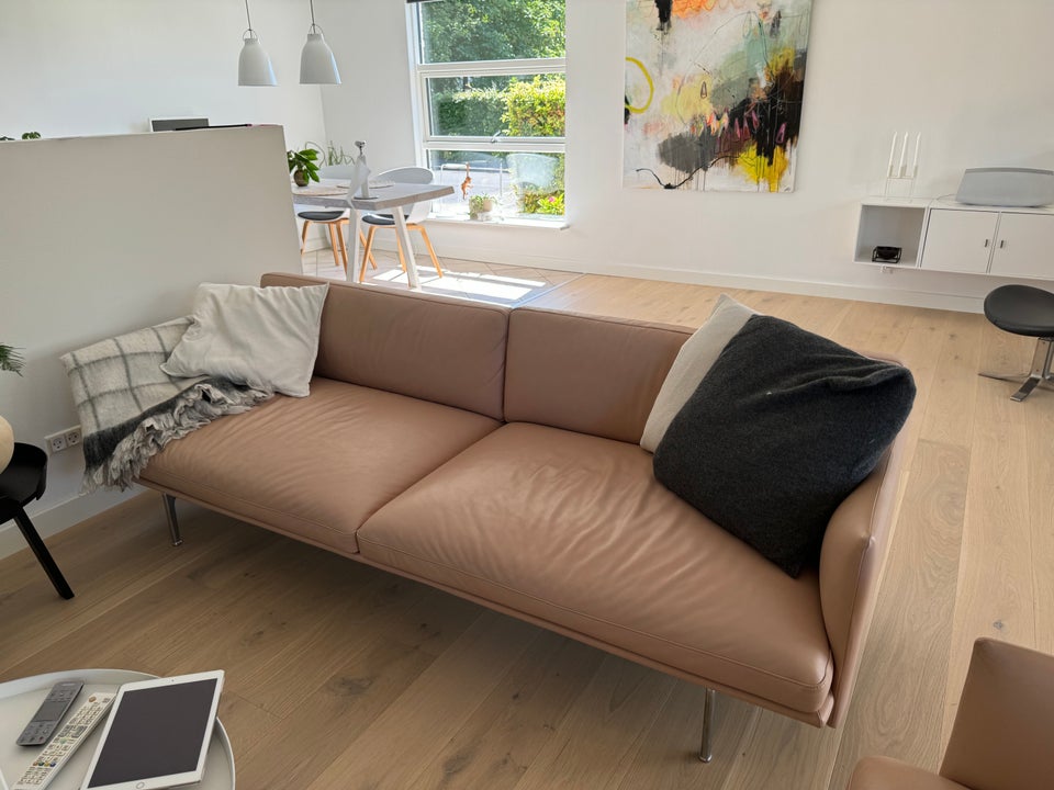 Sofa læder 3 pers