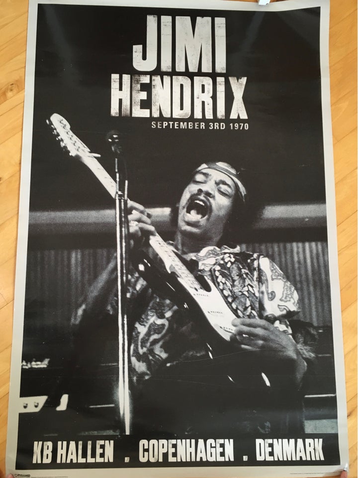 Plakat motiv: Jimi Hendrix