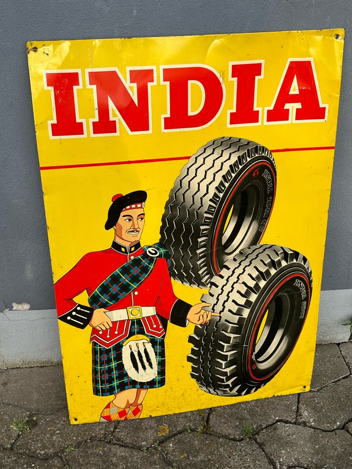 Metal/emalje/blikskilt INDIA