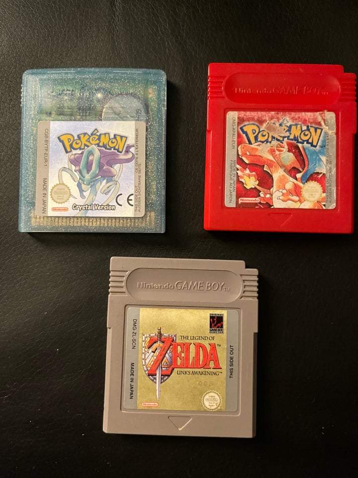 Pokemon Red/Crystal og Zelda,