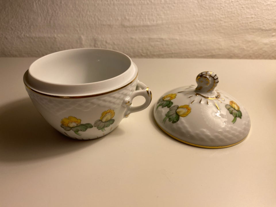 Porcelæn Sukkerskål og