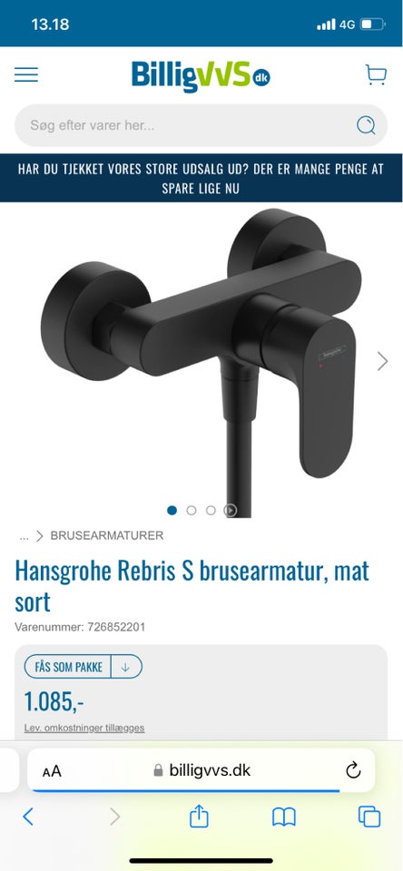 Brusearmatur Hans Grohe