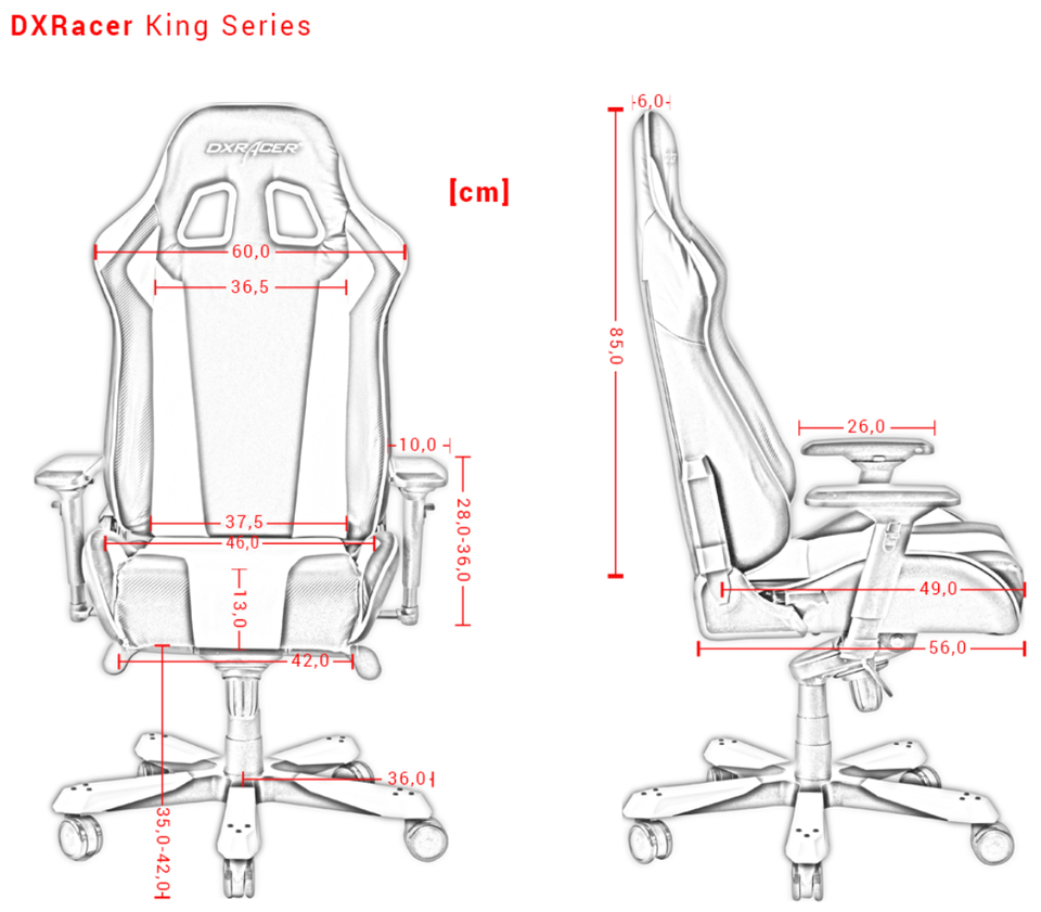 Kontorstol, DXRacer KING K06-N