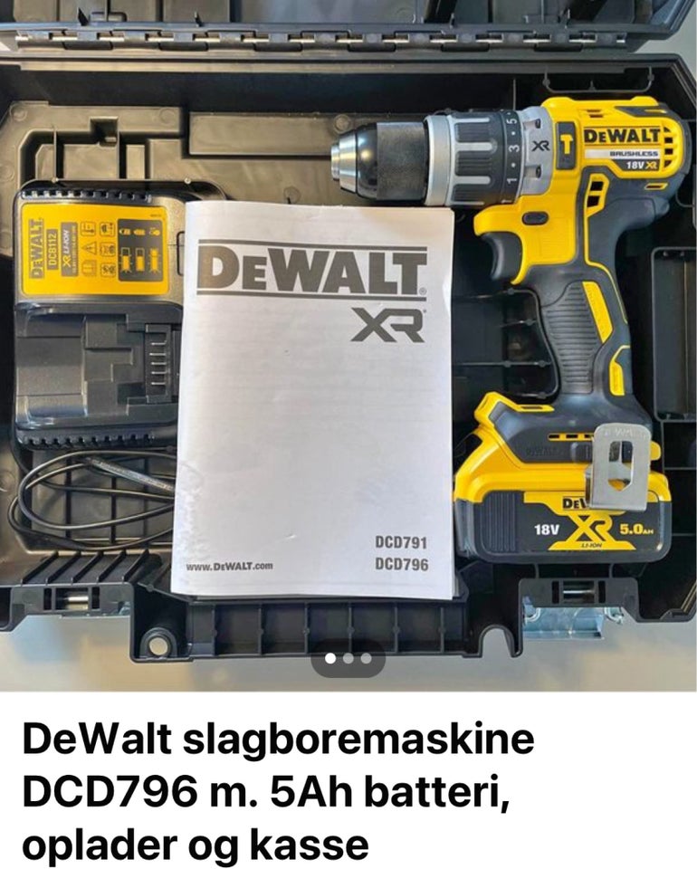 Bore- og skruemaskine DeWalt