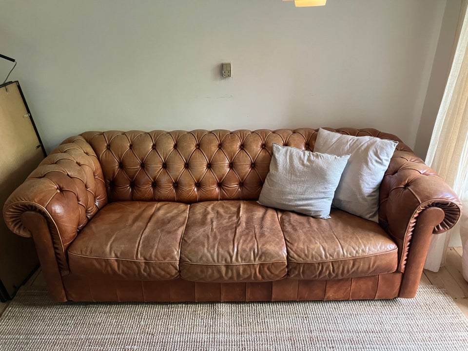 Sofa læder Chesterfield