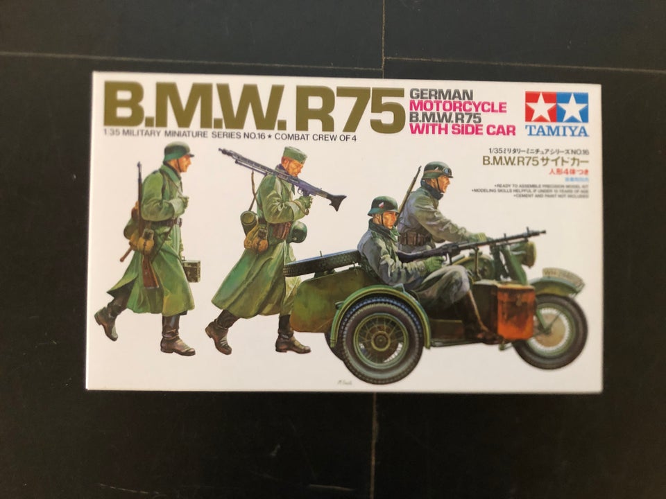 Byggesæt, Tamiya BMW R.75, skala