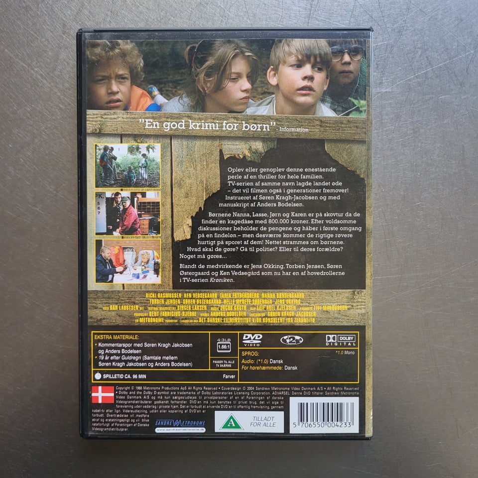 Guldregn, DVD, familiefilm