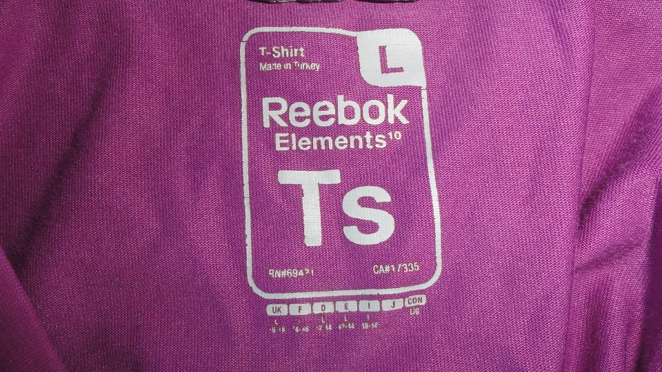 T-shirt, Reebok. ( Sportsbluse ),