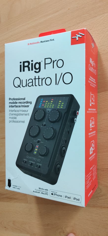 iRig Pro Quattro I/O