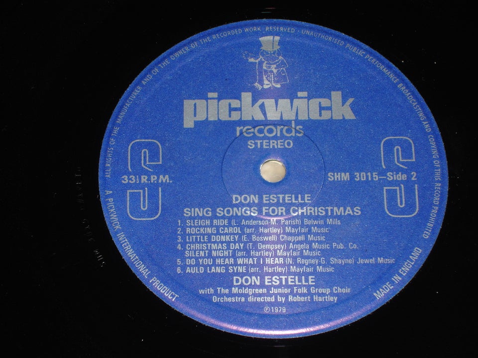 LP, Don Estelle Sings Songs For