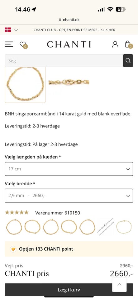 Armbånd, Bnh