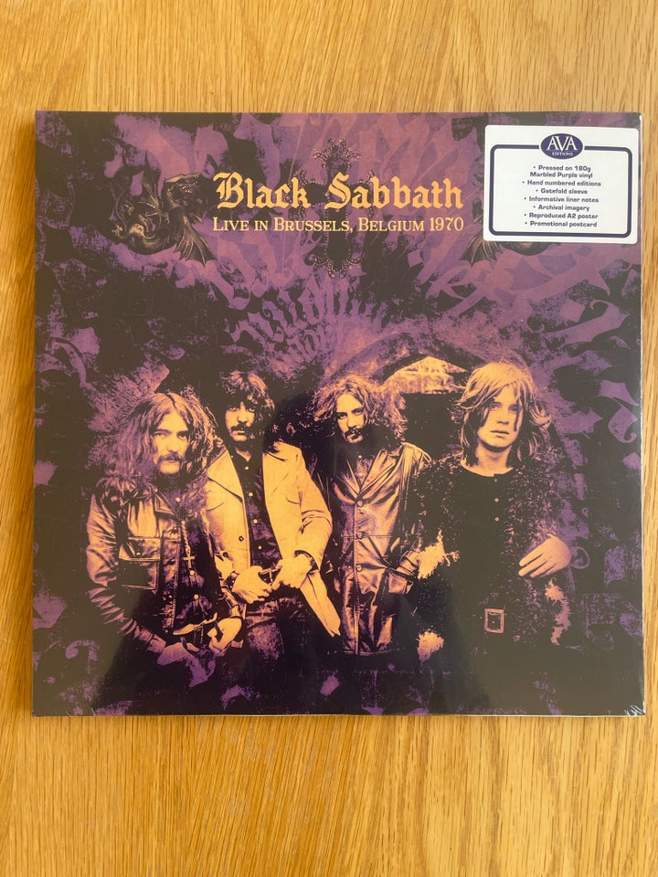 LP, Black Sabbath, Live in Brussels