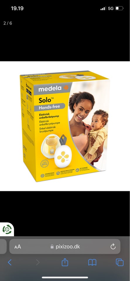 Andet, Medela solo hands-free