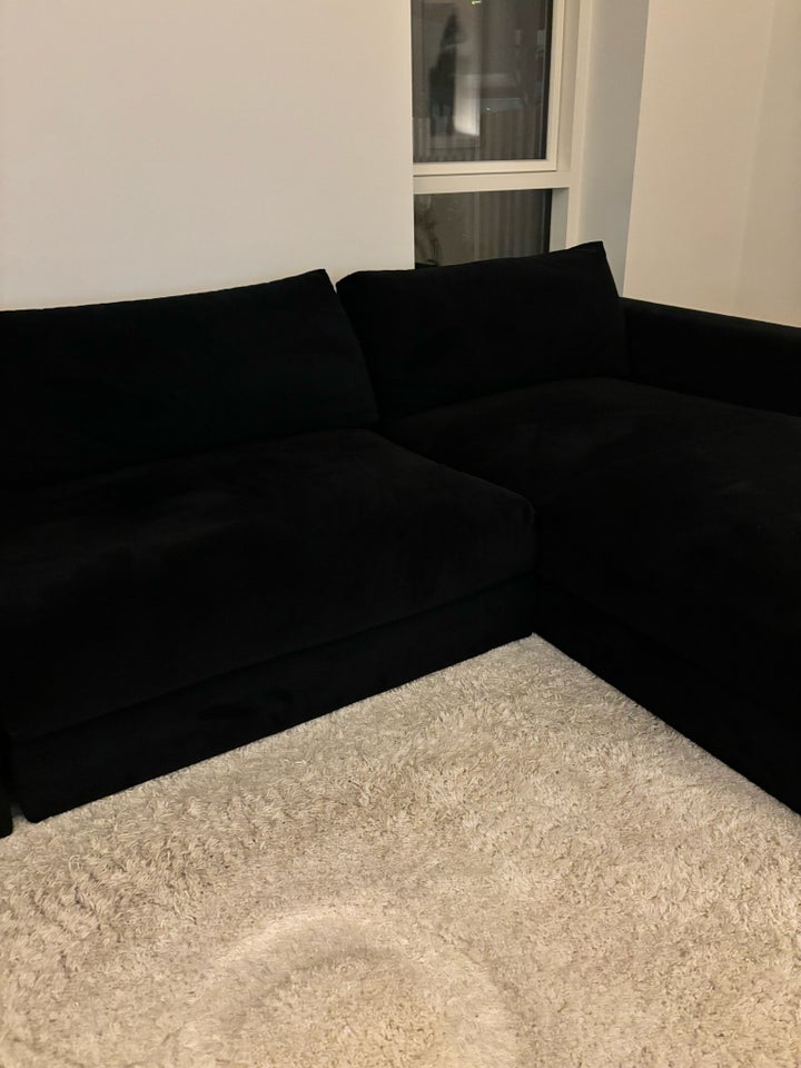 Sofa, velour, 4 pers.