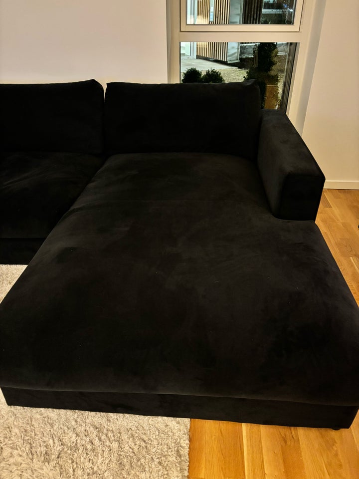 Sofa, velour, 4 pers.