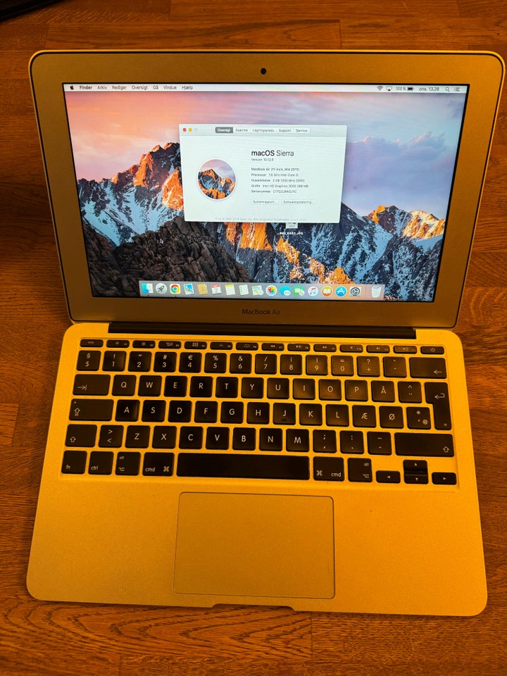 MacBook Air, A1370, 1,6 GHz