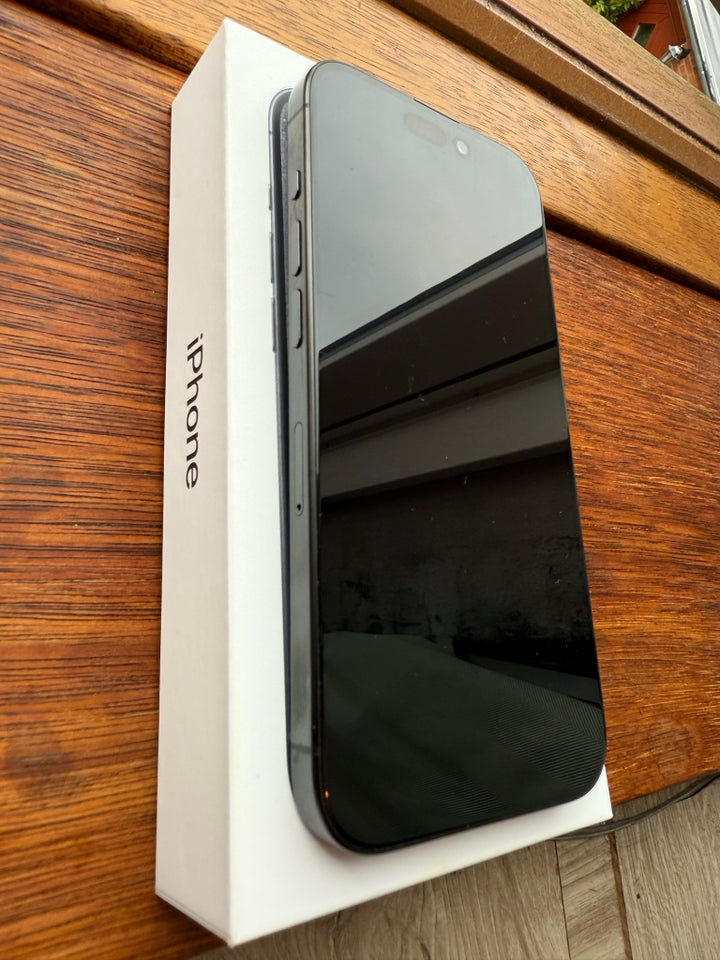 iPhone 15 Pro, 512 GB, sort