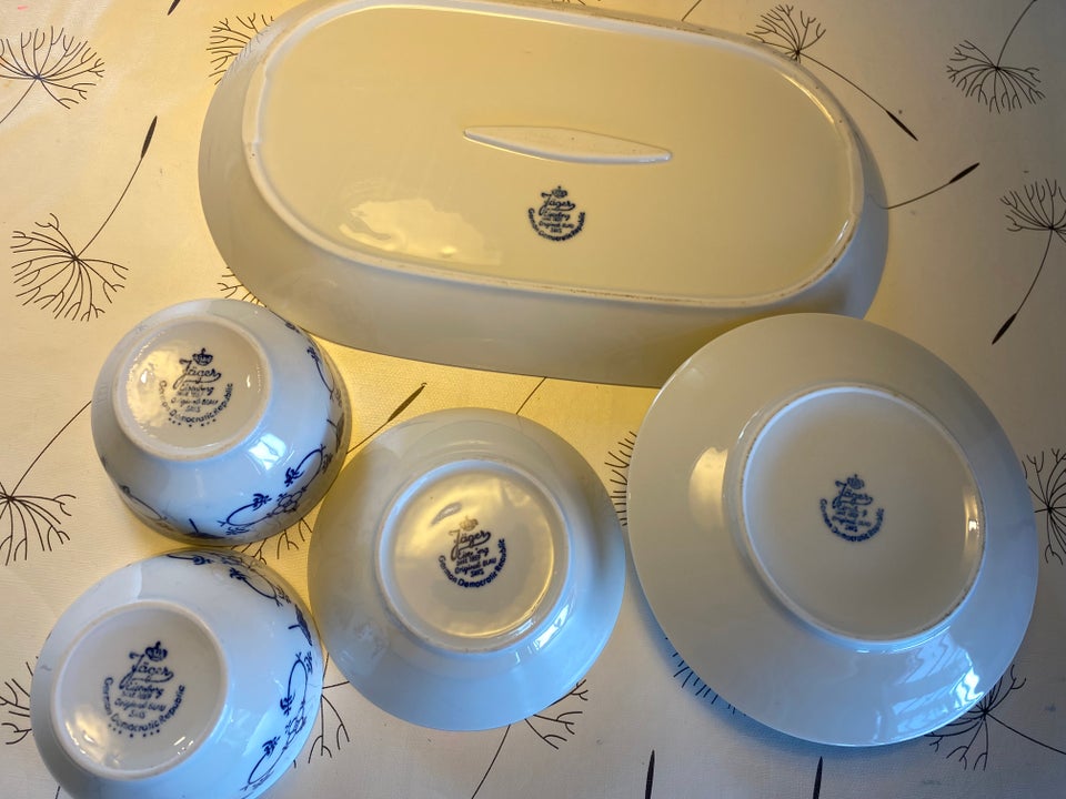 Porcelæn Fad mm Jæger