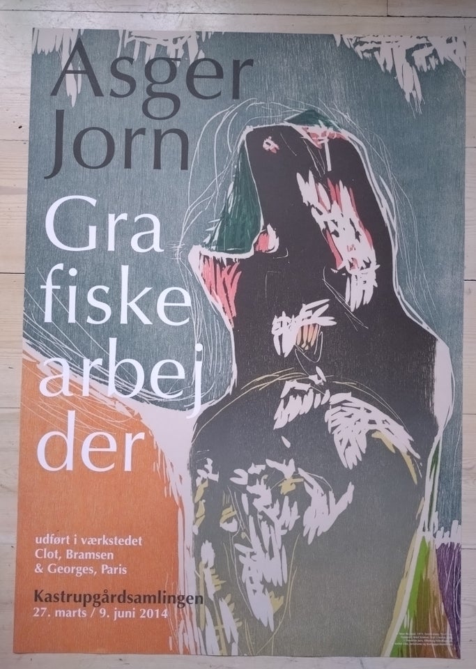 Udstillingsplakat, Asger Jorn,