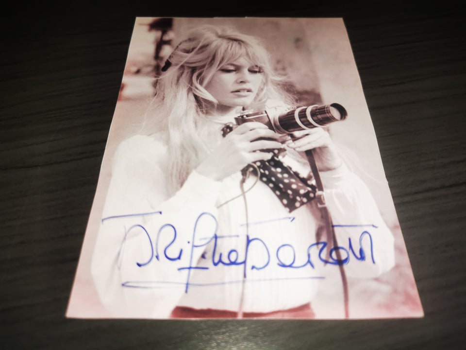 Autografer, Brigitte Bardot