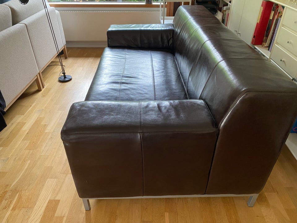 Sofa, læder, 2 pers.