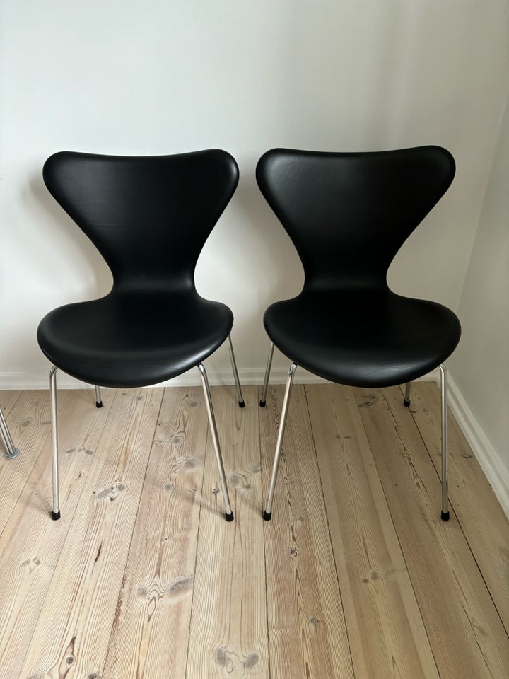 Spisebordsstol Læder / krom Arne