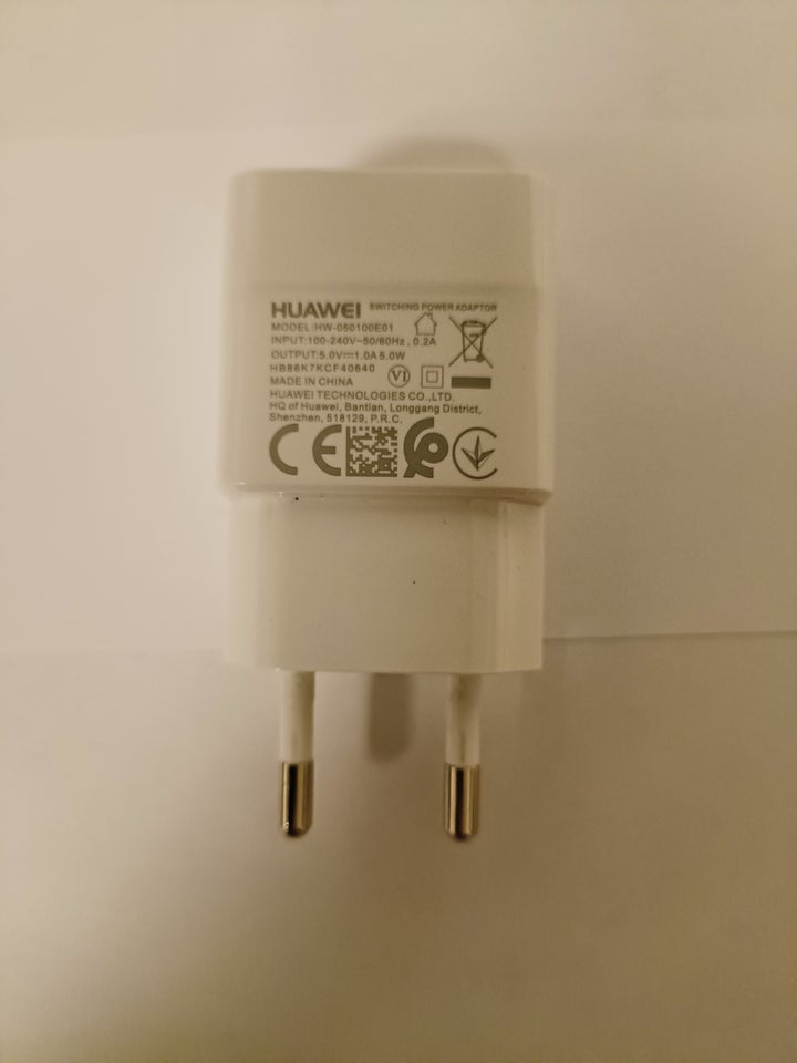 Oplader, t. HUAWEI, Huawei USB