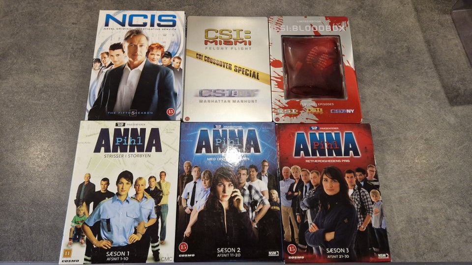 TV-drama, DVD, TV-serier