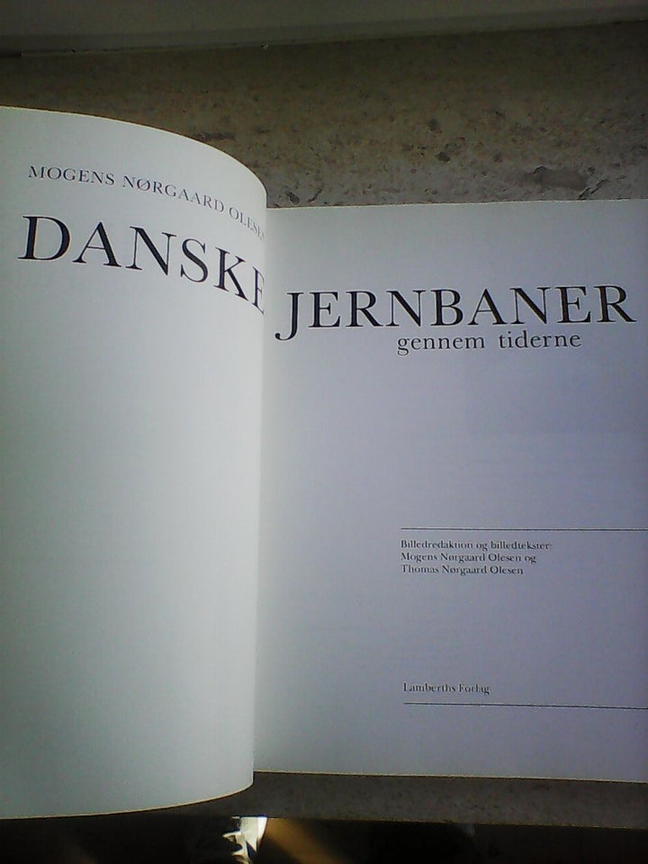 Dansk jernbaner gennem tiderne,