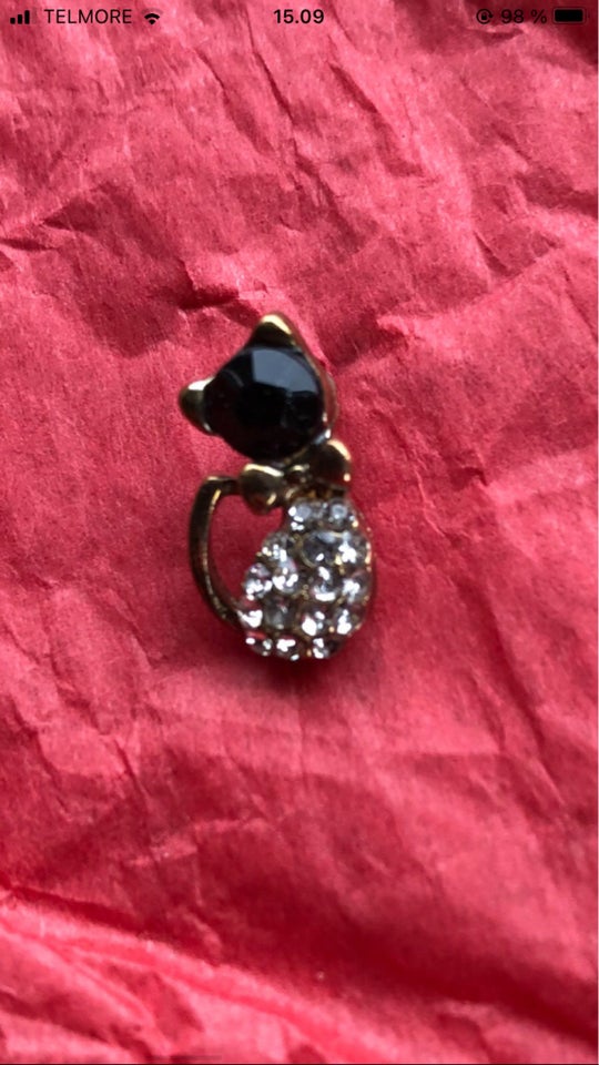 Smuk simili diamant broche  Simili