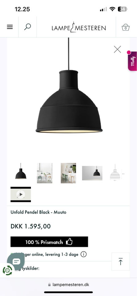 Anden loftslampe, Muuto