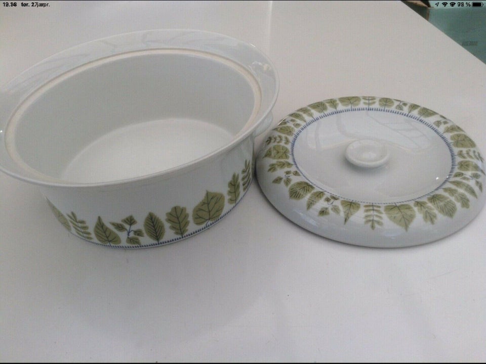 Porcelæn Ovnfast vintage skål med