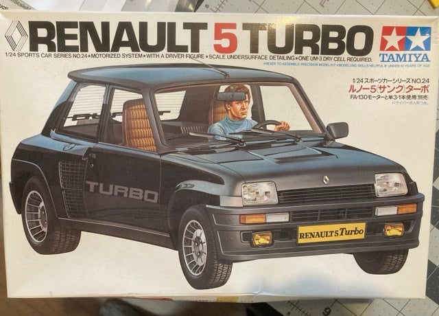 Byggesæt, Tamiya Renault 5 turbo,