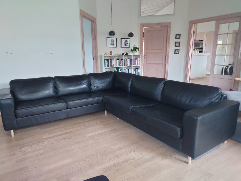 Sofa læder 4 pers