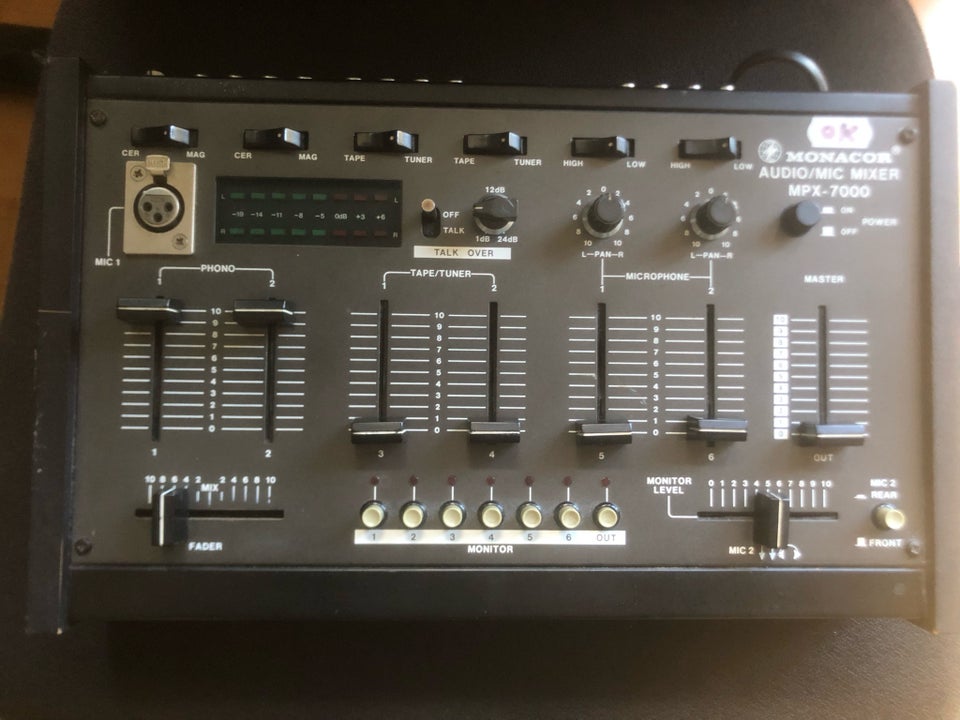 Audio/mic mixer, Monacor Mpx 7000