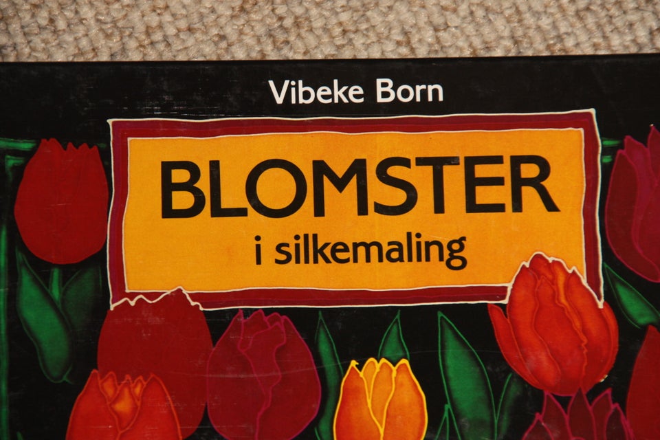 Blomster i silkemaling , Mal på