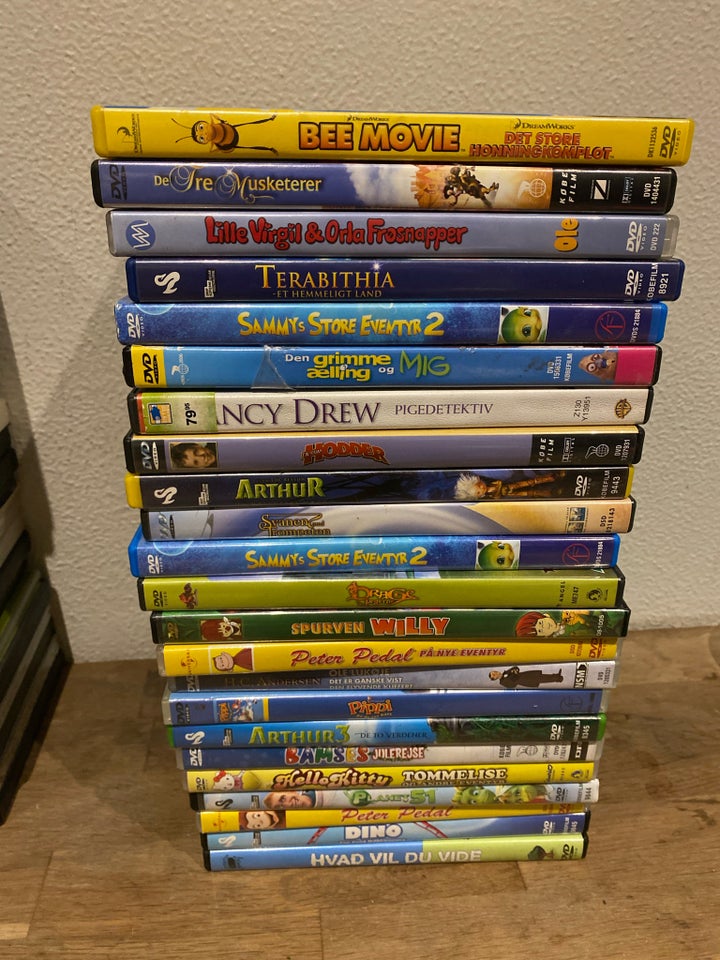 DVD, tegnefilm