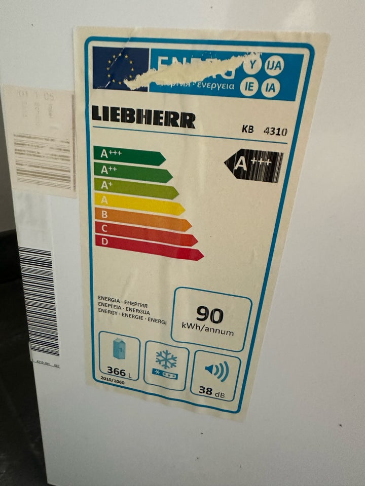 Andet køleskab, Liebherr, b: 60 h: