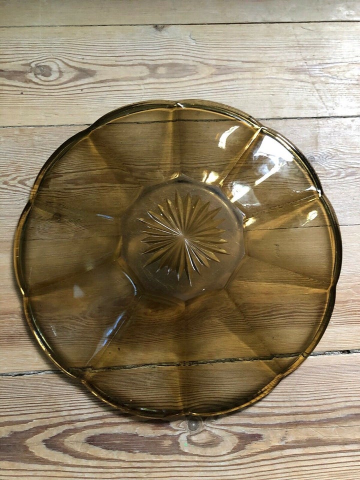 Glas Skål / fad Chippendale