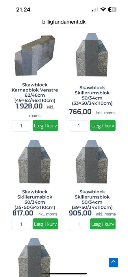 Skawblock fundament