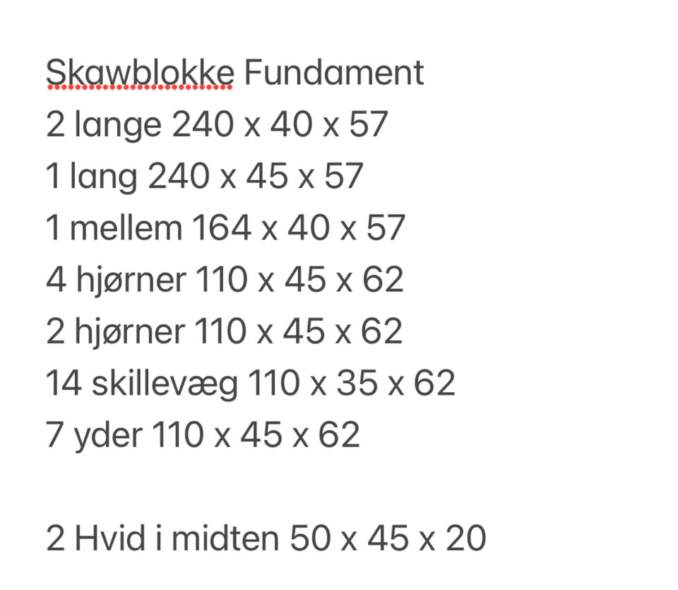 Skawblock fundament