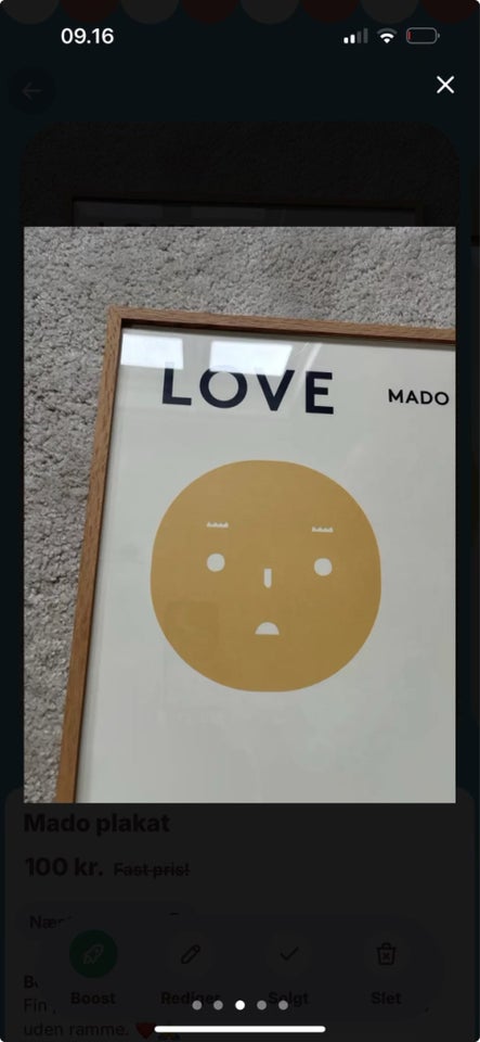 Plakat MADO motiv: Love