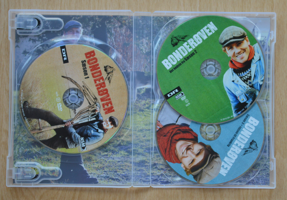 Bonderøven sæson 1-3, DVD,