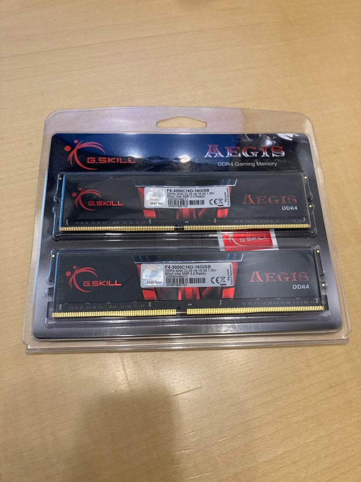 G.SKILL, 2x8GB, DDR4 SDRAM