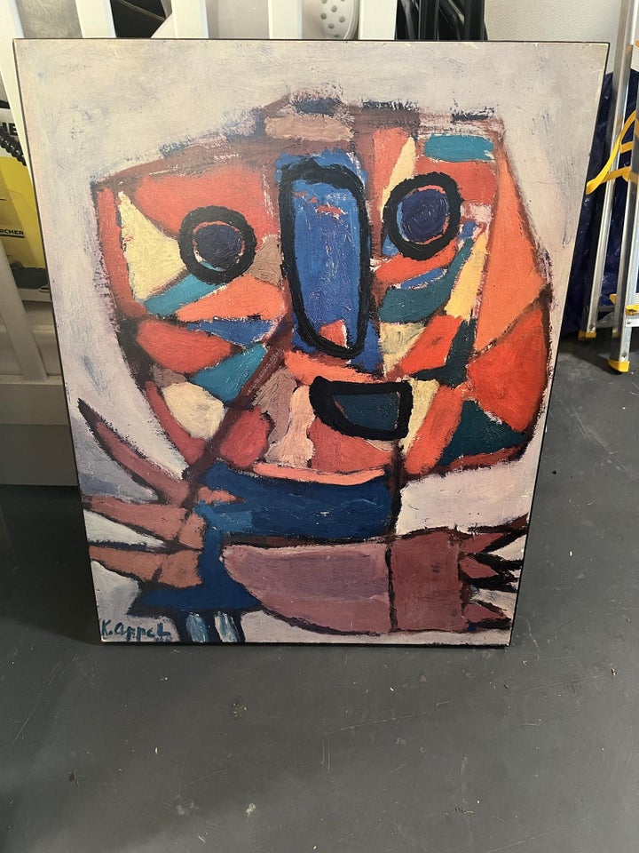 Oil on Card print  Karel Appel