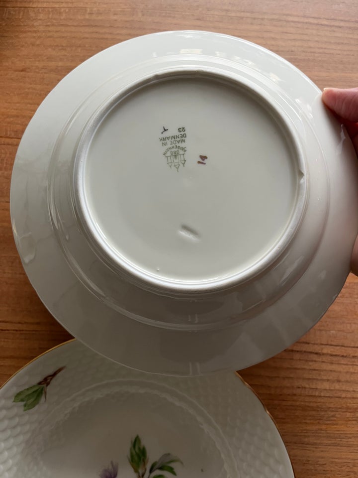 Porcelæn, BG dybe tallerkner